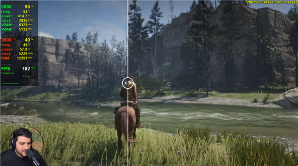 NVIDIA DLSS 4.5让老外惊呼魔法！240p马赛克画质秒变高清可玩