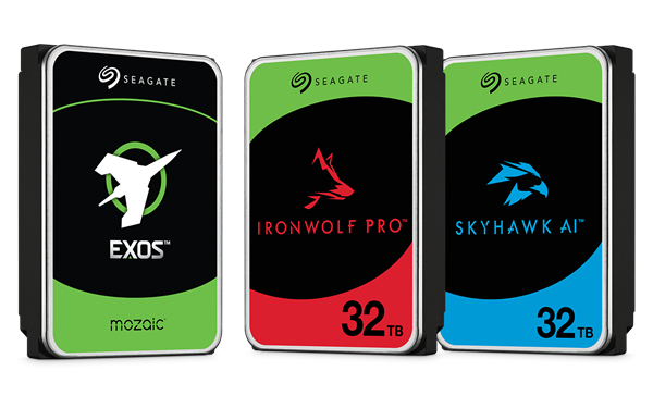 希捷发布三款全球最大32TB硬盘：CMR＋HAMR双剑合璧